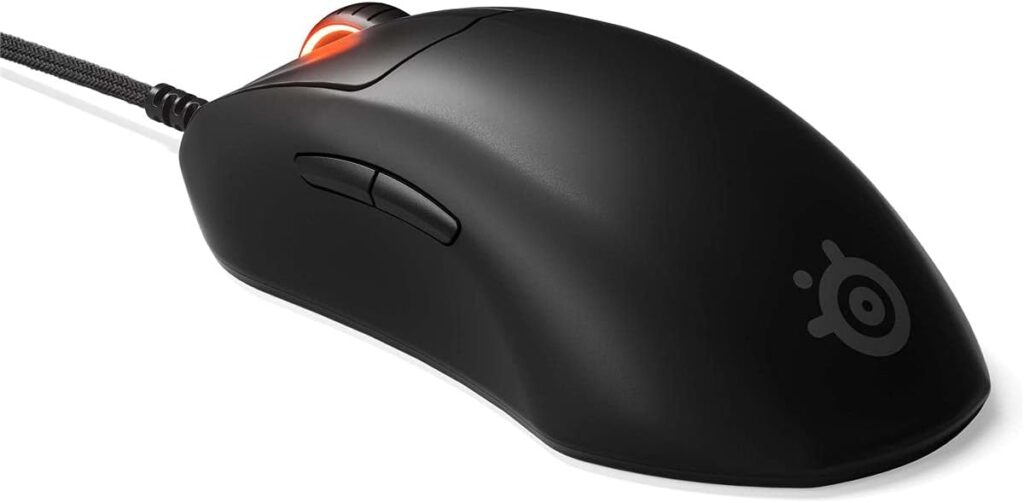 SteelSeries Esports FPS Gaming Mouse – Ultra Lightweight 69g – Prime Edition – 5 Programmable Buttons – 18K CPI TrueMove Pro Sensor – Magnetic Optical Switches – Customization – RGB Lighting – PC/Mac