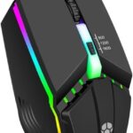 Wired Gaming Mouse, Optical USB Mice for Laptop/Desktop, 800 to 1600 and RGB Light, Ergonomic with 4 Programmable Buttons for Computer Windows 7/8/10/XP Vista Linux Chromebook PC