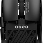 Pulsar Gaming Gears LAB X2F Wireless Fingertip Gaming Mouse, Ultra Lightweight 1.34 oz (38 g), HUANO Blue Pink Dot Switches, 32,000 DPI, 750 IPS, XS-1 Sensor, 8K Compatible (Black)