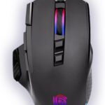 Wired Mouse for Gaming, RGB Lighting, Claw Grip Design, Adjustable DPI, Rapid Trigger & Sniper Buttons, Computer/Laptop – Black