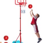 VEVOR Indoor Basketball Hoop for Kids, Indoor and Outdoor Backyard Sport Game, Toddler Basketball Toys for Kids 3-8 Years Old, Boys and Girls
