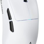 SOLAKAKA SM850 Wireless Gaming Mouse, 24000 DPI, 55g Lightweight Mouse Gaming, 6 Programmable Buttons, Ergonomic Computer Mouse, Tri-Mode BT5.1/2.4G/USB-C 250h Battery Life PC Gamer Mice for Laptop