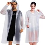 Rain Coats (2 Pack) – Reusable EVA Rain Ponchos For Adults Rain Jackets Raincoats For Men Women