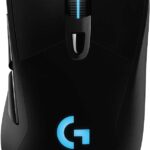 Logitech G703 Lightspeed Wireless Gaming Mouse W/Hero 25K Sensor, PowerPlay Compatible, Lightsync RGB, Lightweight 95G+10G Optional, 100-25, 600 DPI, Rubber Side Grips – Black