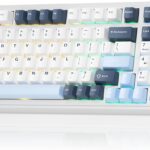 Machenike KG98 Mechanical Keyboard,Hot Swappable Custom Gaming Keyboard,Pre-lubed Linear Switches,RGB Sidelit,Tri-Mode 98 Keys Compact Layout for Gaming/Typing/Win/Mac/PC