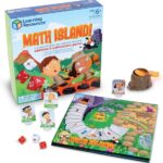 Learning Resources Math Island Addition & Subtraction Game – Math Manipulatives, Educational Board Toys, Classroom Flash Cards , Volcano Toy, STEM Kids, Gifts for Boys And Girls , Montessori