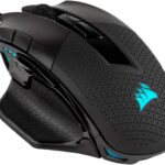 CORSAIR NIGHTSWORD RGB Gaming Mouse For FPS, MOBA – 18,000 DPI – 10 Programmable Buttons – Weight System – iCUE Compatible – Black