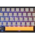 EPOMAKER Aula WIN60 HE 60% Wired Magnetic Keyboard with Adjustable Actuation, 8000 Hz Polling Rate, Hall Effect Switches, Hot-Swap, for FPS Games (Grey&Yellow)