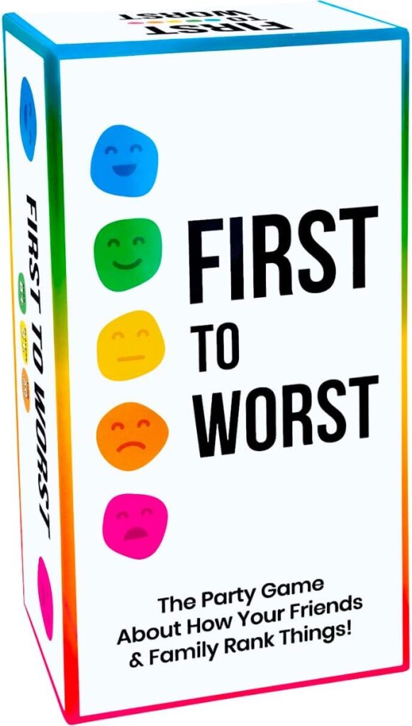 Party Game – The Card Game About How Your Friends and Family Rank Things for Kids, Teens, Adults, Families & Fun Parties with Polarizing Priorities