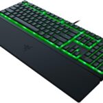 Razer Ornata V3 X Gaming Keyboard: Low Profile Keys – Silent Membrane Switches – Spill Resistant – Chroma RGB Lighting – Ergonomic Wrist Rest – Snap Tap