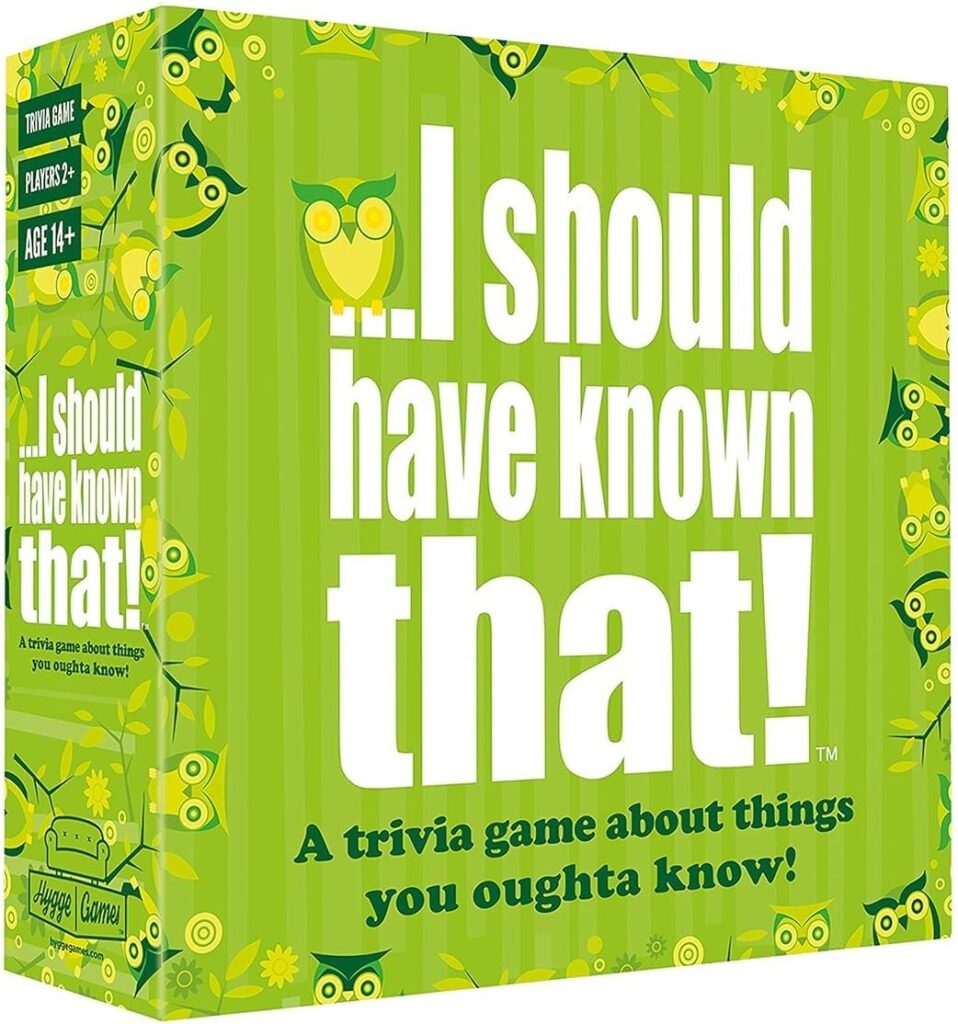 I should have known that! – A Trivia Game About Things You Oughta Know