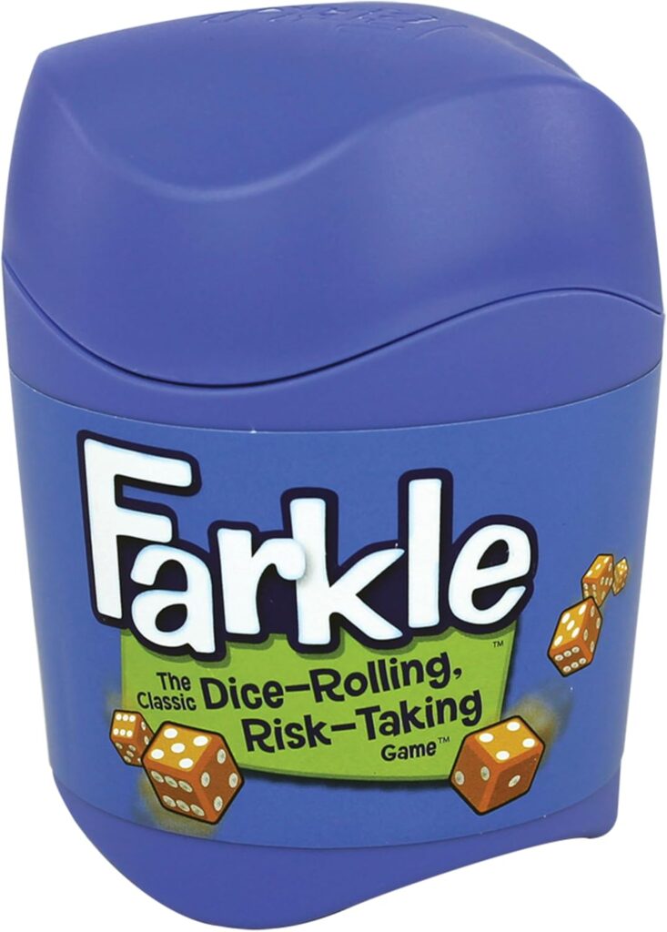 PlayMonster Farkle Classic Dice Game – Family Game Night – Easy to Travel – Ages 8+