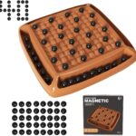 Magnetic Game Chess, Magnet Game Board Games for Kids and Adults, Magnet Chess Set Family Games Ideal for Family and Friend Games Night, 2-4 Players