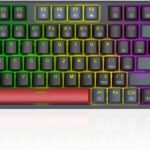 Redragon Mechanical Keyboard, Wired Gaming Keyboard with 94 Keys, Programmable Macro Editing, Numeric Pad, Compact Layout for PC Laptop, Black Gray