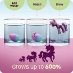 Dan&Darci Unicorn Hatching Surprise Eggs for Kids – 6 Pack – Grows 600% – Unicorn Toys for Girls Age 3-8 – Birthday Gift Ideas and Party Favors for 3+ Year Old Girl – Gifts for Ages 3 4 5 6 7 8 Years