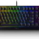 Razer BlackWidow V3 TKL Mechanical Gaming Keyboard: Yellow Mechanical Switches Linear & Silent – Chroma RGB – Compact Form Factor – Programmable Macros Snap Tap