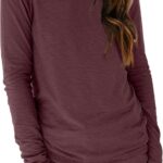 AUTOMET Long Sleeve Shirts for Women Business Casual Tops Fall Fashion Clothes Workout Plus Size Teacher Winter Outfits 2025