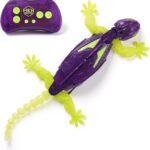 HEX BOTS Glow-in-The-Dark Gecko, Rechargeable Remote Control Robot Kids Toys, Climbs up Walls for Prank Toys & Games, RC Robot for Boys & Girls Ages 4 & Up