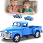Little Blue Truck Toy for Toddlers 2 3 4 5 6 7 8 Year Old Boys Girls,1:32 Alloy Toddlers Car Toy Driveable,Car Door Can Open,Toy Trucks for Kids Easter Christmas Birthday Gifts