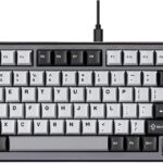 YUNZII RT75 Rapid Trigger Wired Gaming Keyboard,Hall Effect Magnetic Switch,Adjustable Actuation Esports,75% TKL Layout with Knob,RGB Backlit, PBT Keycaps for Mac/Win (Black, Outemu Switch)