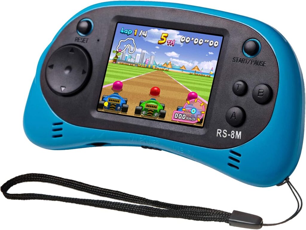 Kids Handheld Portable Video Game Player with 200 Games – 16 Bit 2.5 Inch Screen Mini Retro Electronic Machine for Boys Girls