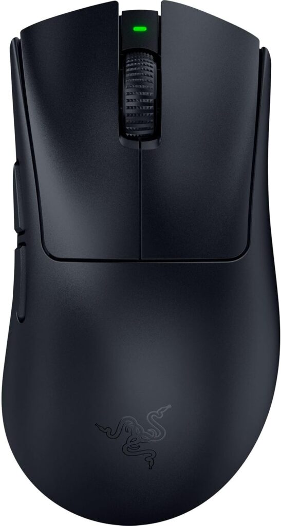 Razer DeathAdder V4 Pro Wireless Gaming Mouse: 56g Lightweight – HyperSpeed Wireless Gen-2 – Optical Scroll Wheel – Optical Switches Gen-4 – Focus Pro 45K Sensor Gen-2 – Up to 150 Hr Battery