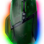 Razer Basilisk V3 Pro 35K Wireless Gaming Mouse: HyperScroll Tilt Wheel – 35K DPI Optical Sensor Gen 2-13 Customizable Controls – RGB – Optical Switches Gen 3 – Up to 140 Hr Battery – Phantom Green