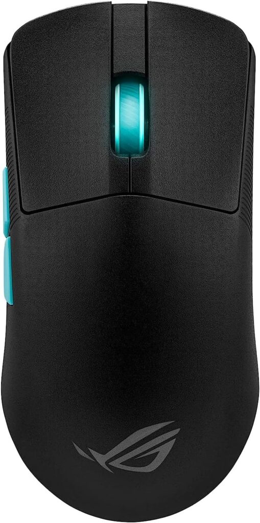ASUS ROG Harpe Ace Aim Lab Wireless Esports Gaming Mouse – Aim Lab Settings Optimizer, Pro-Tested, Right-Handed, 54g Lightweight, Tri-Mode Connectivity, 36K DPI, 90Hr Battery, PC/Mac Support – Black