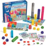 hand2mind MathLink Cubes Numberblocks 1-10 Activity Set, 30 Preschool Learning Activities, Counting Blocks, Linking Cubes, Educational Toys for Kids, Number Games, Math Manipulatives Kindergarten