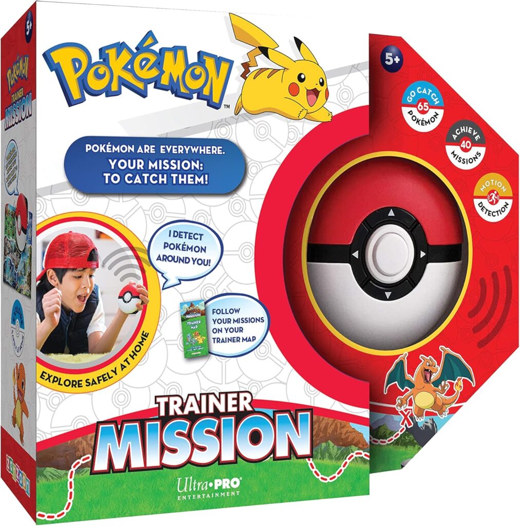 Ultra Pro Pokémon Trainer Mission Toy – Interactive Poké Ball Guessing Game, Fun for Family & Friends, Explore with Pokeball Toy, Learn & Catch Pokémon, Perfect for Board Game Enthusiasts