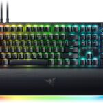 Razer BlackWidow V4 Pro Wired Mechanical Gaming Keyboard: Orange Switches Tactile & Quiet – Doubleshot ABS Keycaps – Command Dial – Chroma RGB – Magnetic Wrist Rest – Snap Tap