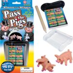 Pass The Pigs by Winning Moves Games USA, a Hilarious Pig Dice Game, Family Favorite for Over 40 Years, for 2 or More Players, Ages 7+ (1046)