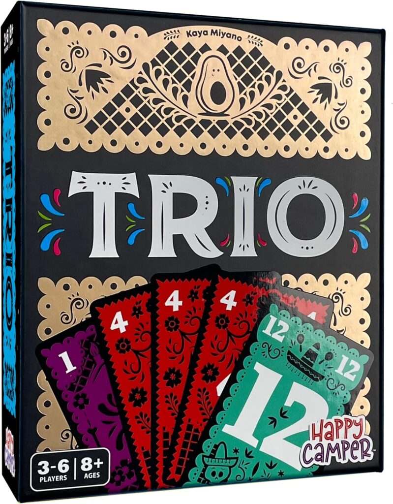 Happy Camper – Trio | Hottest New Family Game | Award-Winning | Game-of-The-Year | Perfect Stocking Stuffer | Great for Parties | 3-6 Players | Ages 8+