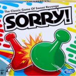 Sorry! Kids Board Game, Family Board Games for Kids and Adults, 2 to 4 Players, Family Games, Kids Games, Ages 6 and Up