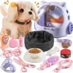 16 Pcs Robot Dog Toys for Girls, Toys for 3 4 5 6 7 8 Year Old Girls Kids Boys, Realistic Robot Puppy Toys for 5-7 6-8, Ideas Birthday Gifts for Girl 3 4 5 6 Year Old