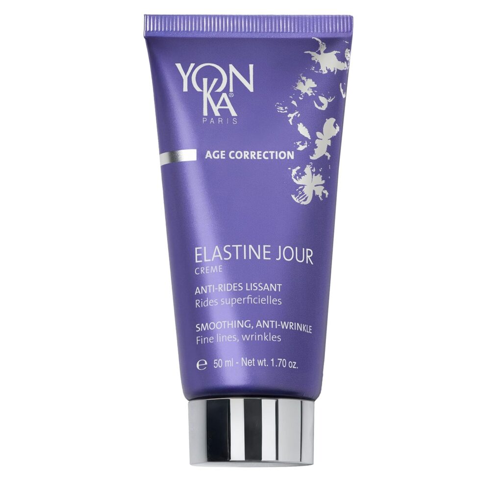 Yonka Elastine Jour Anti-Wrinkle Day Cream (50ml) Anti Aging Facial Moisturizer and Eye Cream, Soften Fine Lines and Wrinkles with Vitamin C and Elastin Peptides, Paraben-Free