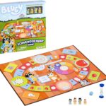 Bluey Scavenger Hunt Board Game, Cooperative Play with 4 Exclusive Mini-Figures, Learning Toys for 5+ Year Old, Fun Toy Token Collecting Game