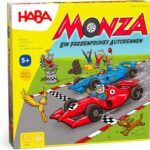 HABA Monza – Car Racing Games & Beginner’s Board Game, Engaging Family Games for Kids and Adults Ages 5+ (Made in Germany)