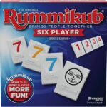 Rummikub Six Player Edition – The Classic Rummy Tile Game – More Tiles and More Players for More Fun! by Pressman , Blue