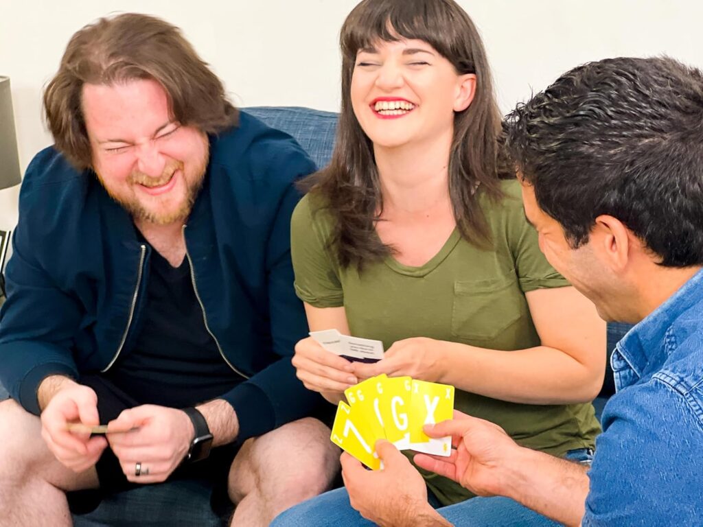 Blue Orange Slingz 2 Card Games Bundle, Best Category Games Family Version and Adults Version for Game Night!