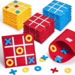 JoyCat Tic Tac Toe Strategic Board Game for Kids and Family,Birthday Party Favors,Classic Educational Toys for Goodie Bag Stuffers,Gifts for Students with Envelope,Easy to Store(Bulk Pack of 30)