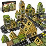 GobiDex Magnetic Tiles Army Toys, STEM Military Magnetic Building Blocks for Toddler Kids Ages 3-5 4-8, Sensory Magnet Construction Toys Birthday Gifts for 3+ Year Old Boys & Girls Army Men Playset