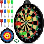 Magnetic Dart Board – 12pcs Magnetic Darts – Excellent Indoor Game and Party Games – Gifts for 5 6 7 8 9 10 11 12 Year Old Boy Kids